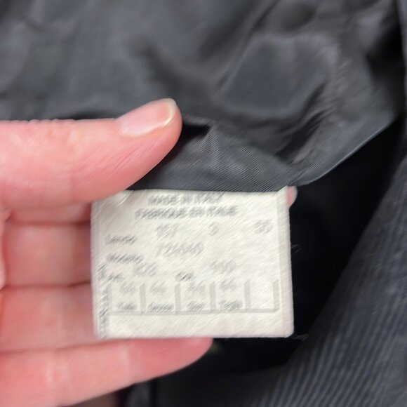 Solo Jazz  Italian Long Black Corduroy Blazer - Picture 5 of 10